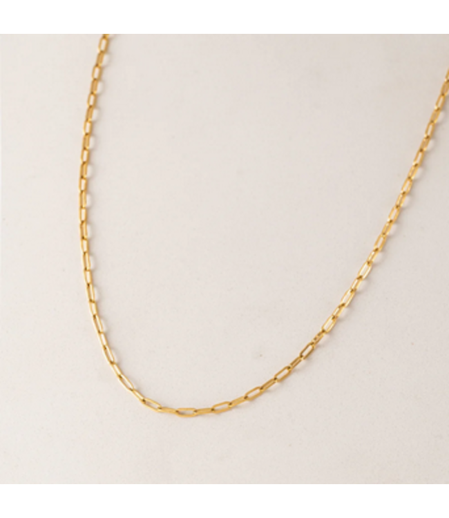 Lover's Tempo Paperclip Necklace