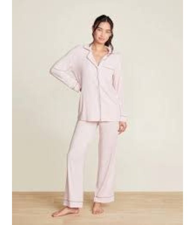Barefoot Dreams Luxe Milk Jersey Piped Pjama