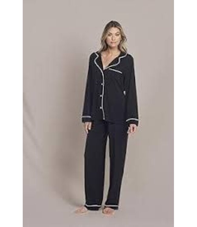 Barefoot Dreams Luxe Milk Jersey Piped Pjama