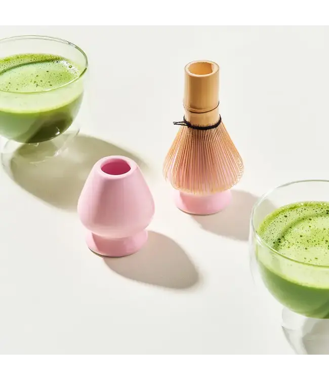 Pink Matcha Wisk Stand