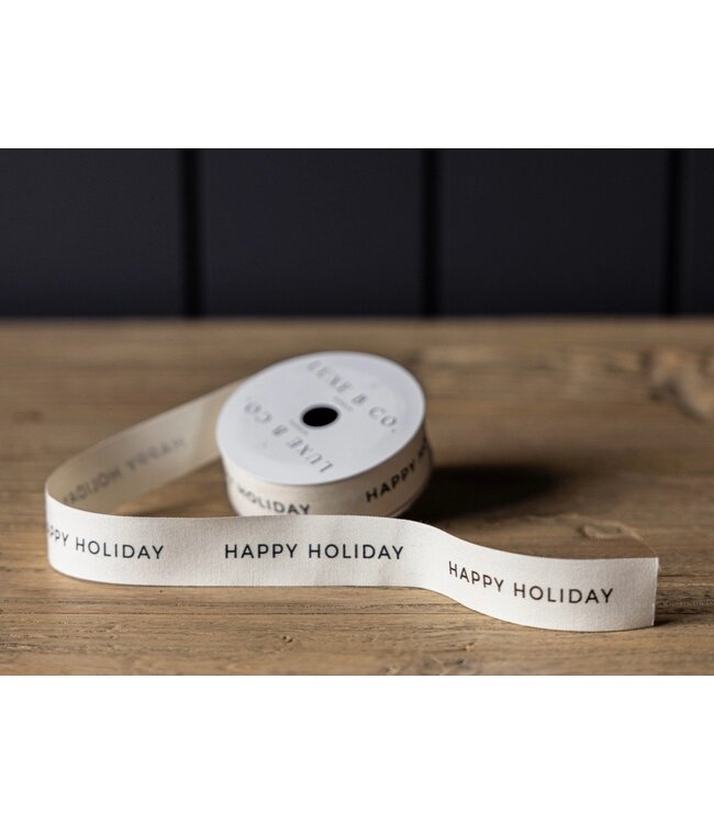 Happy Holiday Ribbon