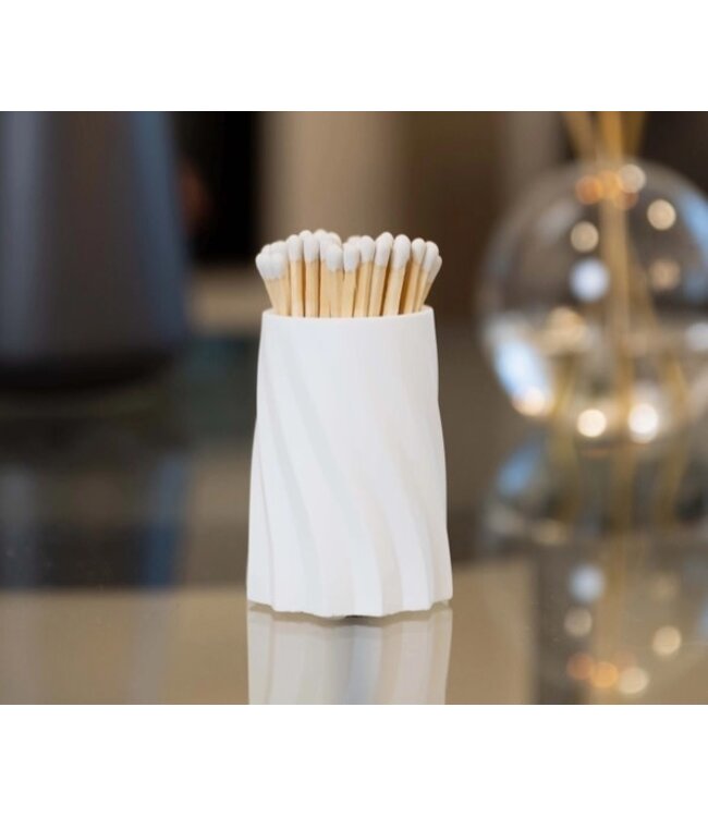 Everlasting Candle Co. White Concrete Safety Match Set