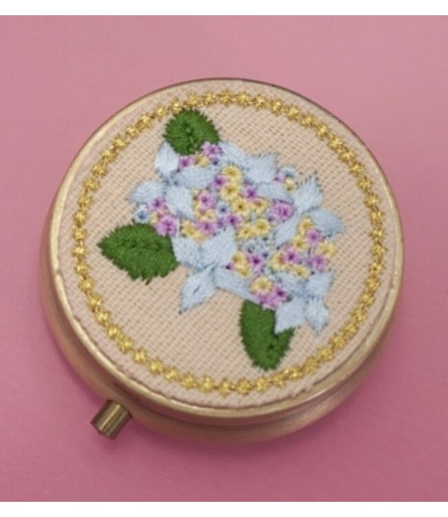 Floral Embroidery Jewelry Organizer