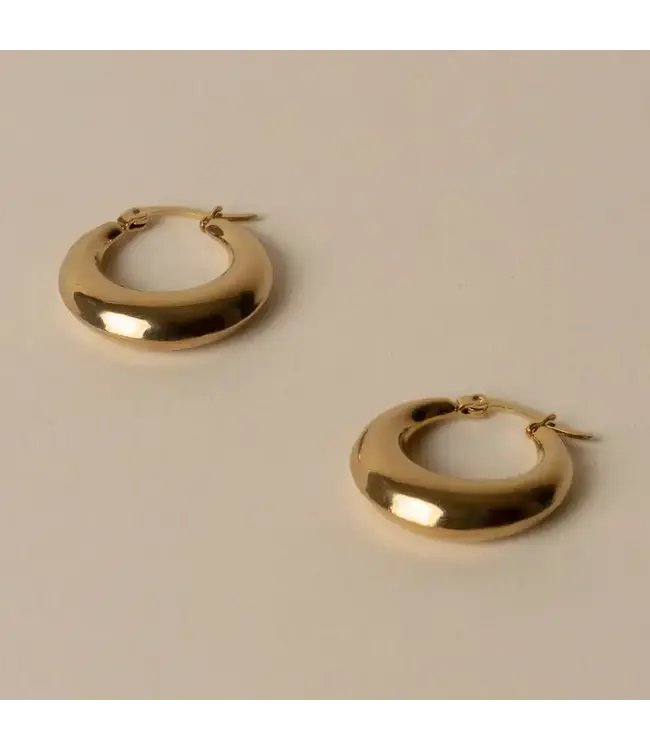 Emilia Voluptuous Gold Hoops