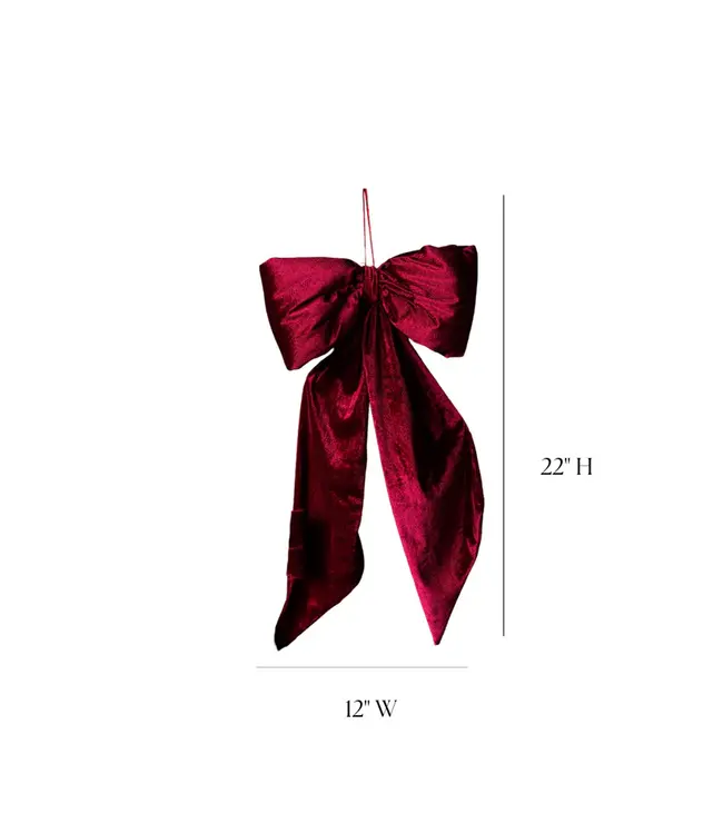 Red Bow- Large