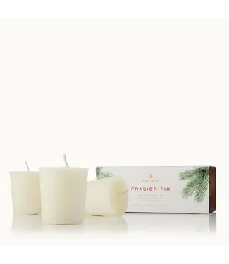 Thymes Frasier Fir Votive Candle Set