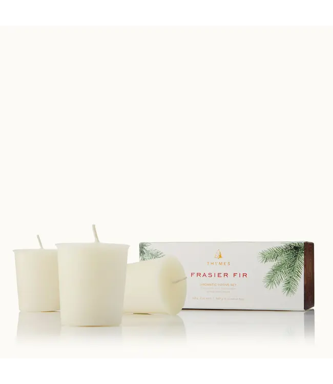 Thymes Frasier Fir Votive Candle Set