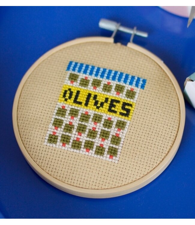 Olives Cross Stitch Kit