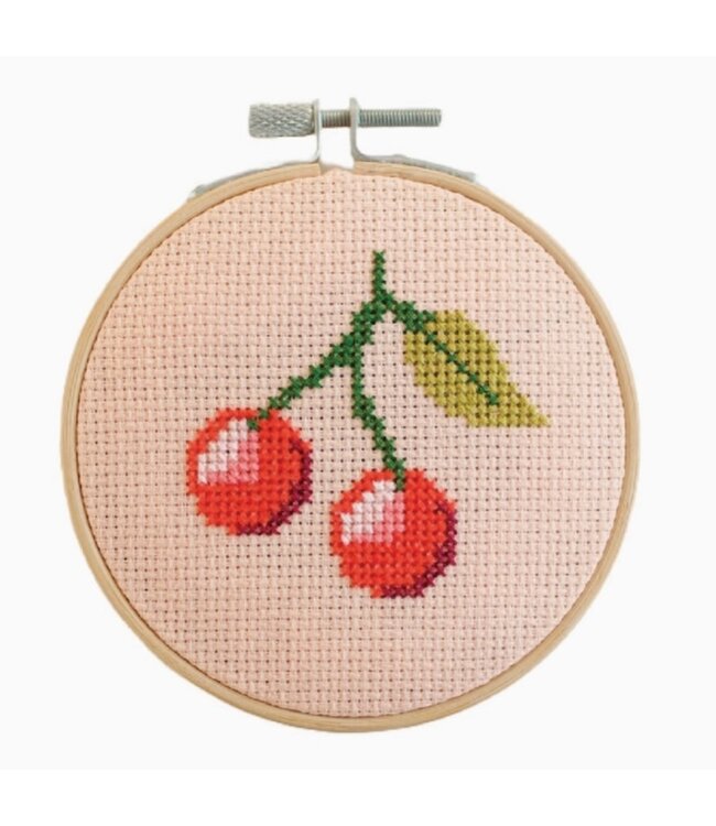 Cherry Cross Stitch Kit