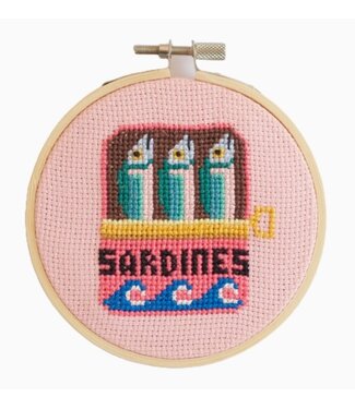 Sardines Cross Stitch Kit
