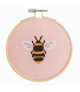Bumble Bee Cross Stitch Kit - Beginners