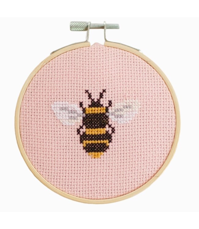 Bumble Bee Cross Stitch Kit - Beginners