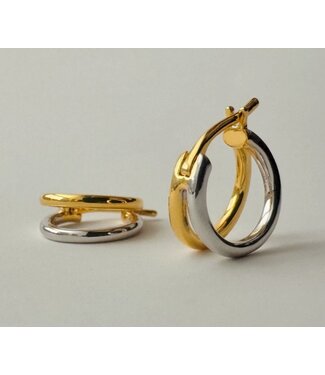 Sonia Two Tone Huggies