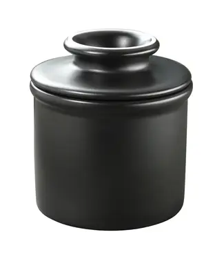 Retro Ebony Matte - The Original Butter Dish