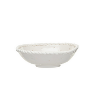 Stoneware Berry Bowl White