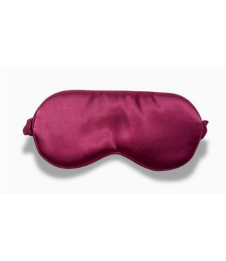 Adjustable Satin  Sleep Eye Mask Fuschia