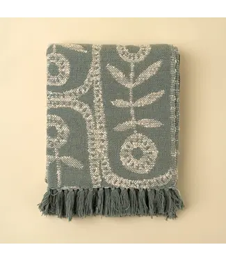 Indaba Marigold Throw - BLUE