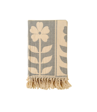 Indaba Daisy days Throw - BLUE