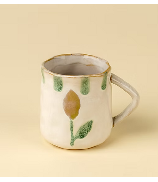 Indaba Painted Petal Mug