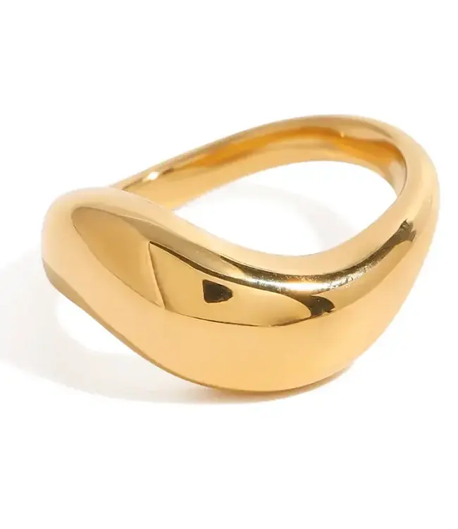 HoopLa Wave Stacking Rings-Waterproof