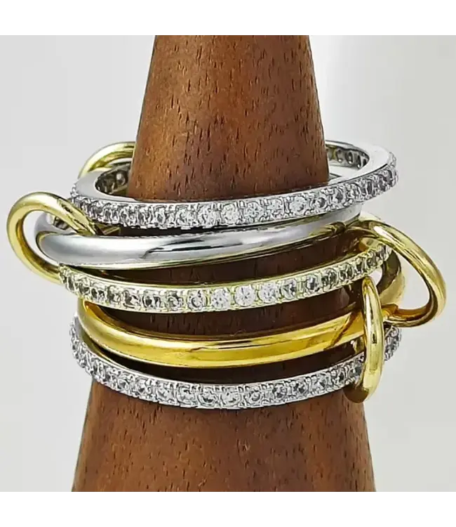 HoopLa New Multi band Eternity Ring-5