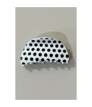 Jumbo Polka Dot Hair Claw Clip
