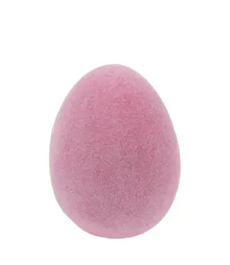 Pink Flocked egg sm
