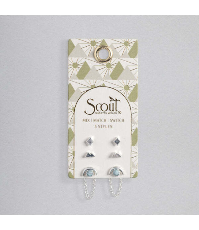Scout Stud Trio Ear Jacket Set