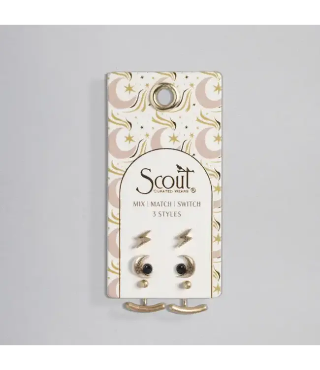 Scout Stud Trio Ear Jacket Set