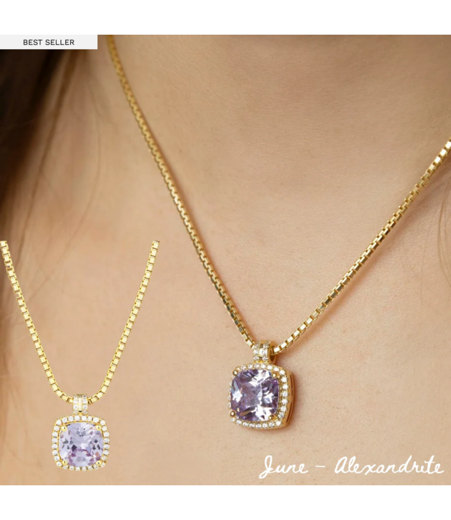 belle Birthstone Necklace