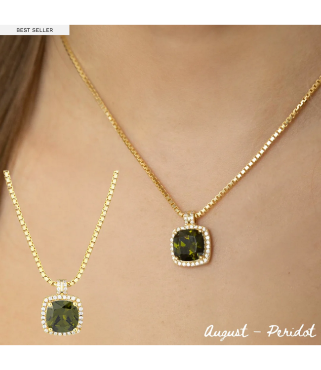 belle Birthstone Necklace