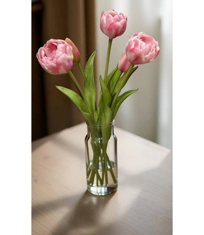 15" Fresh Touch Avant Grade Peony Tulip Bundle