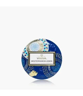 Voluspa Mediterranean Lemon Mini Tin Candle