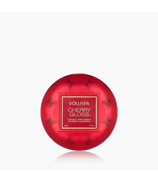 Voluspa Cherry Gloss Mini Tin Candle