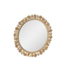 Gold Floral Round Table Mirror
