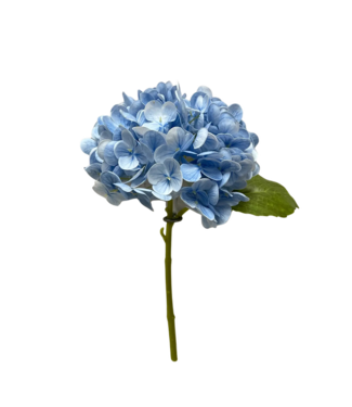 12" Light Blue Fresh Touch Hydrangea Stem