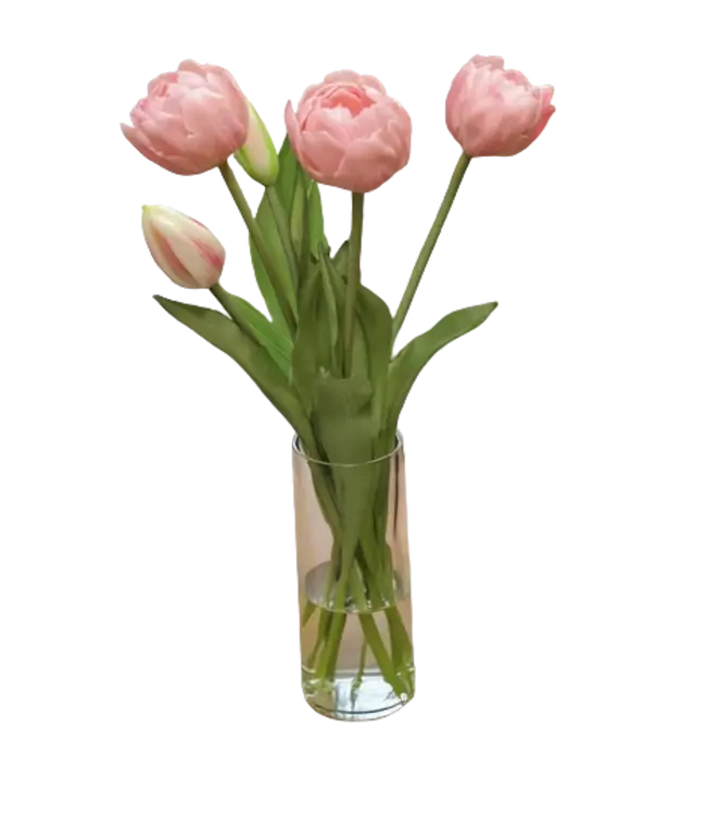15" Fresh Touch Avant Grade Peony Tulip Bundle