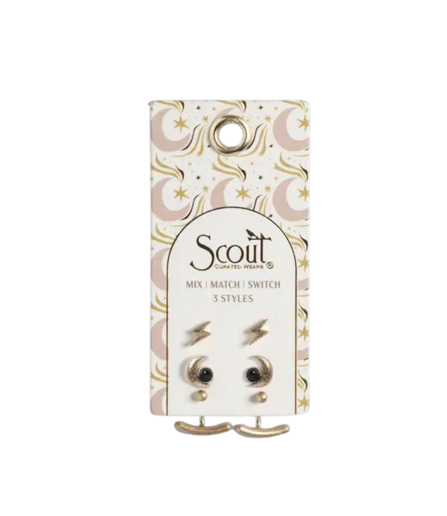 Scout Stud Trio Ear Jacket Set