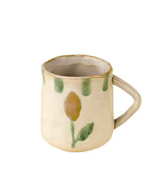 Indaba Painted Petal Mug
