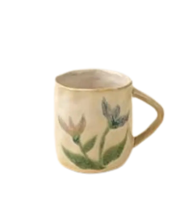 Indaba Painted Petal Mug
