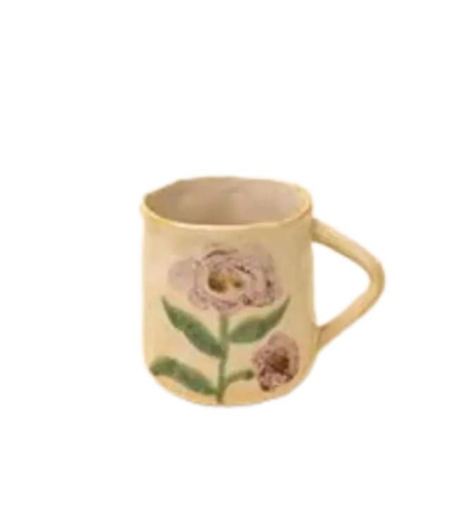 Indaba Painted Petal Mug