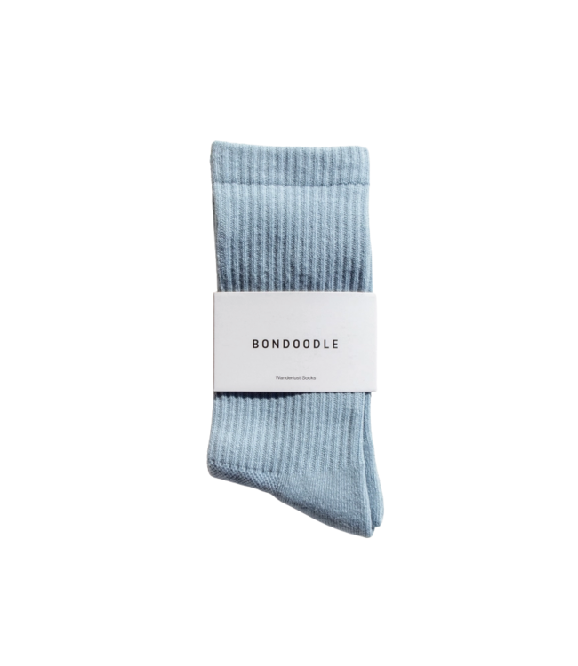 Bondoodle Women's Ribbed Crew Sock-Sport/Athletic