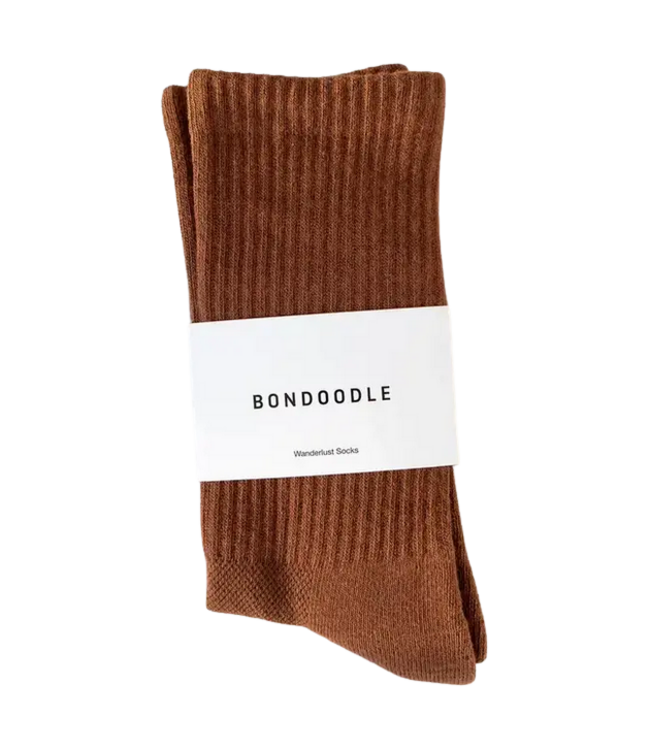 Bondoodle Women's Ribbed Crew Sock-Sport/Athletic