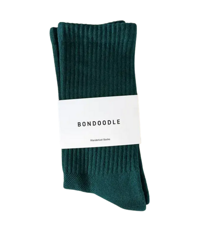 Bondoodle Women's Ribbed Crew Sock-Sport/Athletic