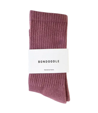 Bondoodle Women's Ribbed Crew Sock-Sport/Athletic