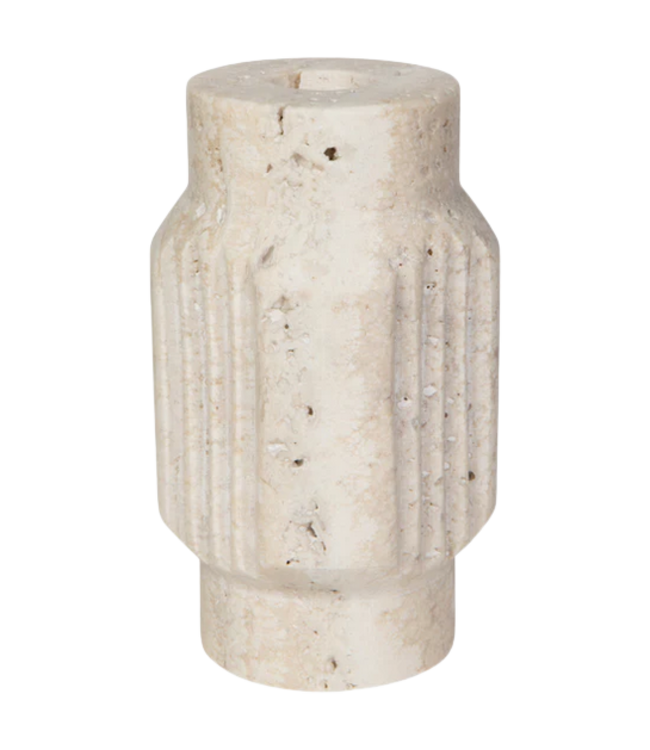 TravertineAltis Candleholder