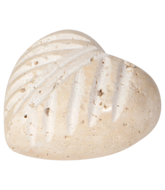 Heart Travertine Medium Beige