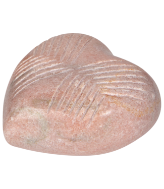 Heart Marble Large Pink