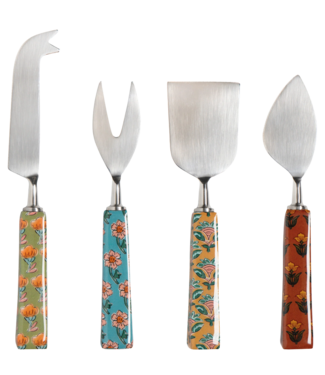 Set/4 Cheese Knives Mosaic