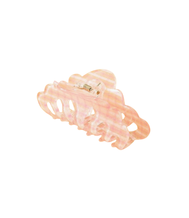 Checker Cellulose Claw Clip